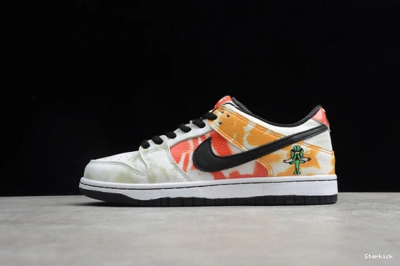 Nike BQ6832-101 SB Dunk White Raygun Low Tie-Dye 1207